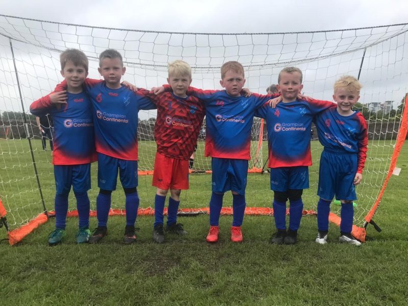 Kinellar Primary School football kit